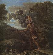 Nicolas Poussin Blind Orion Searching for the Rising Sun oil painting reproduction